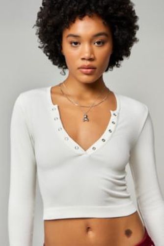 UO - Haut Henley Claudia par en taille: G - Urban Outfitters - Modalova