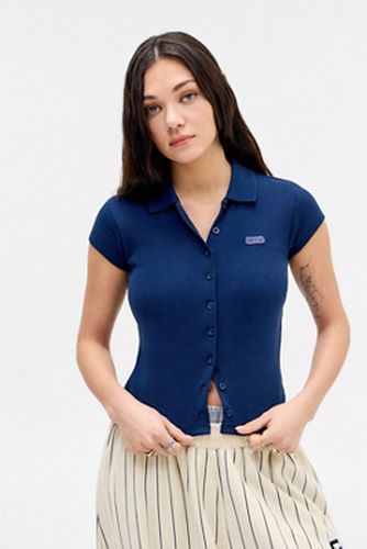 Iets frans. Short Sleeve Button-Through Polo Shirt en taille: Small - iets frans... - Modalova