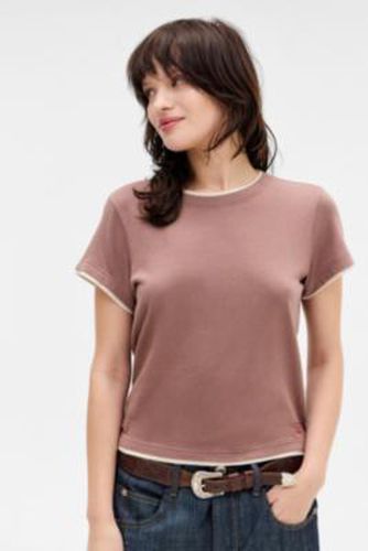 T-shirt à double couche UO par en taille: XS - Urban Outfitters - Modalova