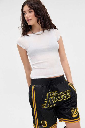 UO Frankie Short Sleeve Slash Top par en taille: XS - Urban Outfitters - Modalova