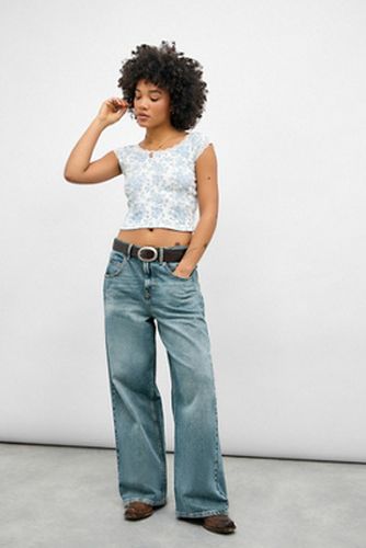 Haut pointelle imprimé Isla en taille: XS - Kimchi Blue - Modalova