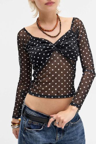 Haut manches longues en maille à pois Aria en taille: XL - Silence + Noise - Modalova