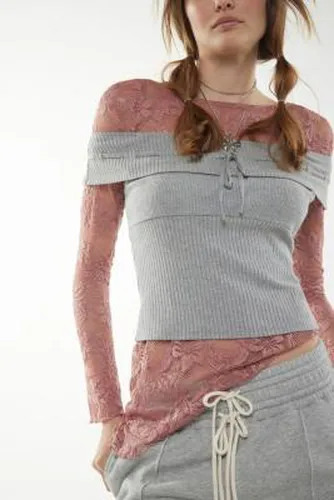 Haut en tricot à épaules dénudées Natalie en taille: XL - Kimchi Blue - Modalova
