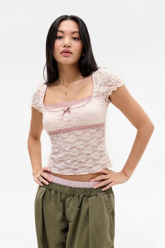 Blouse en dentelle imprimée Malka en taille: Small - Kimchi Blue - Modalova
