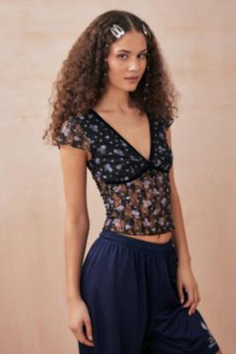 Madison Semi-Sheer Lace Blouse en taille: XS - Kimchi Blue - Modalova