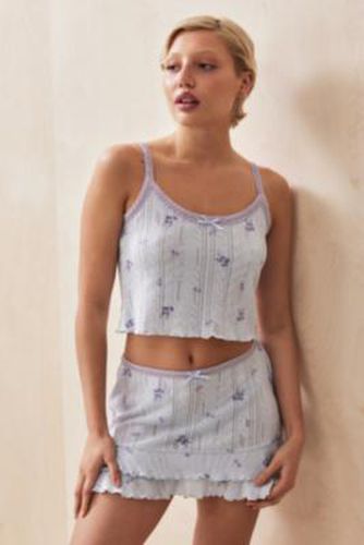 Cami Pointelle Floral en Bleu taille: XS - Out From Under - Modalova