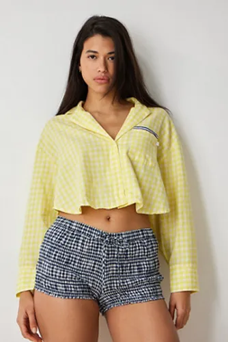 PJ Party Cropped Button-Through Shirt en taille: Small - Out From Under - Modalova