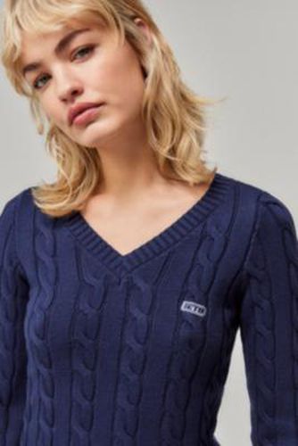 Iets frans. Pull à col en V et câble en taille: XS - iets frans... - Modalova