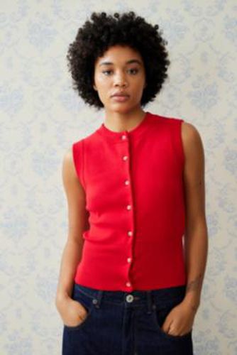 UO - Cardigan sans manches par en Red taille: XS - Urban Outfitters - Modalova