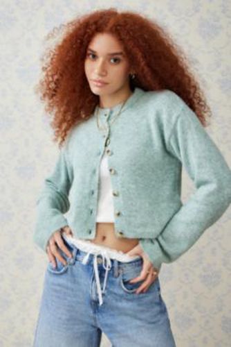 Cardigan UO Casey Crew par en Green taille: XL - Urban Outfitters - Modalova