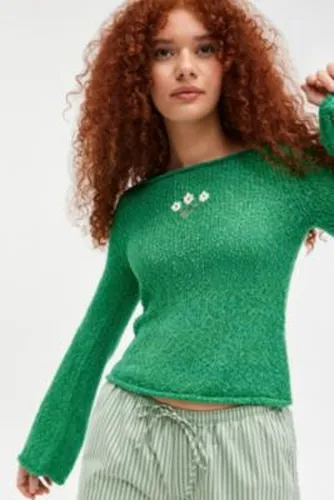 Haut en maille à fleurs UO par taille: XS - Urban Outfitters - Modalova