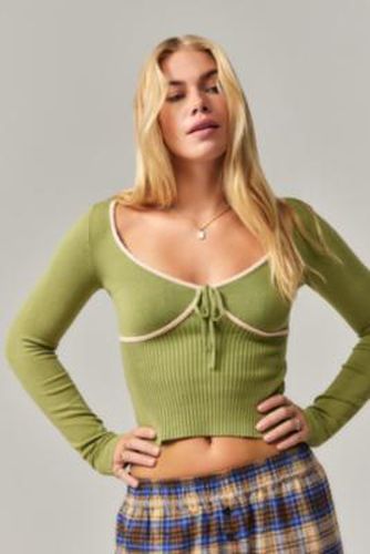 Haut en maille à bord festonné UO par en taille: XS - Urban Outfitters - Modalova