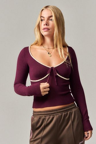 Haut en maille à bord festonné UO par en taille: XL - Urban Outfitters - Modalova