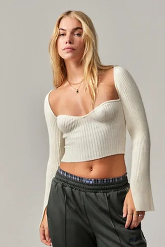 Juliet Ribbed Knit Top en taille: Medium - Kimchi Blue - Modalova