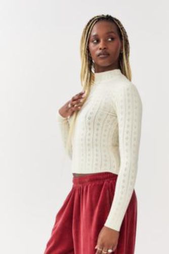 UO Pointelle Funnel Top par en taille: XS - Urban Outfitters - Modalova