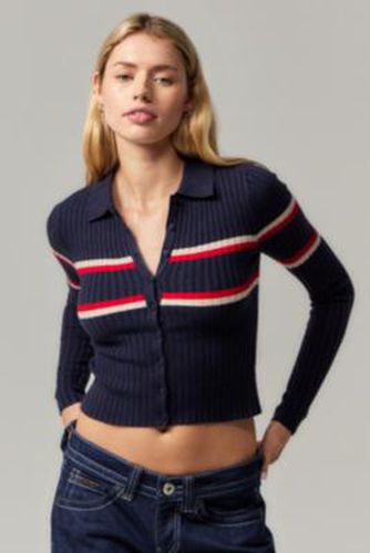 Cardigan polo à rayures Denver en taille: XL - BDG - Modalova