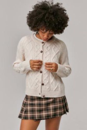 Cardigan en maille torsadée UO par taille: XS - Urban Outfitters - Modalova