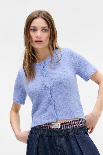 UO Lofty Short Sleeve Cardigan par en taille: XS - Kimchi Blue - Modalova