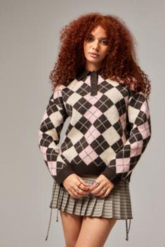 Pull à col Argyle UO par en taille: XS - Urban Outfitters - Modalova