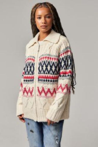 Pull à fermeture éclair Fairisle UO par en taille: XS - Urban Outfitters - Modalova