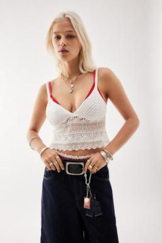 UO - Caraco en maille ajourée Gigi par en taille: XL - Urban Outfitters - Modalova