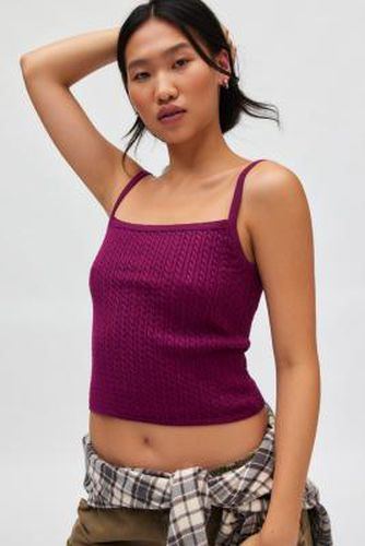 Débardeur en tricot câblé Pamela en taille: XS - BDG - Modalova