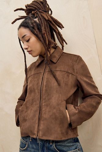 Veste en suédine zippée en taille: XS - BDG - Modalova