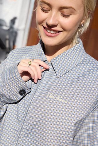 Iets frans. Veste Harrington à carreaux en taille: XL - iets frans... - Modalova