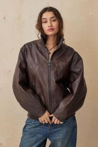 Veste Bomber en Simili Cuir Frances en taille: Medium - BDG - Modalova