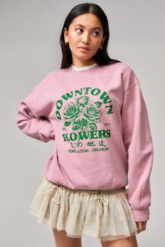 Sweat-shirt UO Fleurs du Centre-ville par en taille: XS - Urban Outfitters - Modalova