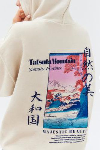 UO - Sweat à capuche avec motif montagne Tatsuta par en Blanc taille: Small/Medium - Urban Outfitters - Modalova