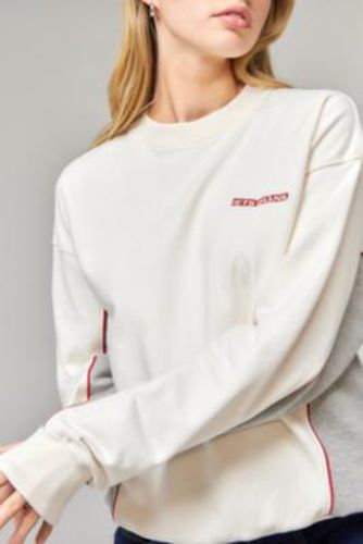 Iets frans. Harri Ecru Piped Sweatshirt en Cream taille: XL - iets frans... - Modalova