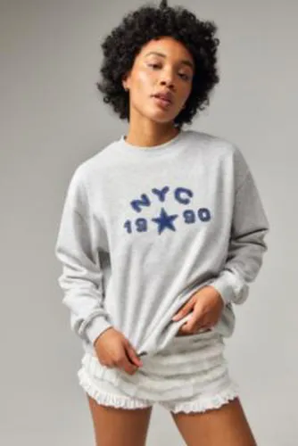 UO - Sweatshirt NYC 1990 gris par taille: XS - Urban Outfitters - Modalova
