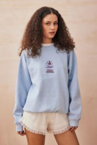 UO - Sweatshirt brodé motif champignons par en Bleu taille: Small/Medium - Urban Outfitters - Modalova