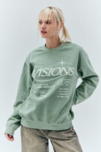 UO - Sweatshirt Visions sauge par en taille: XS - Urban Outfitters - Modalova