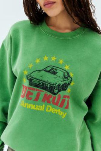 Sweatshirt UO Vert Detroit Derby par en Green taille: Small/Medium - Urban Outfitters - Modalova