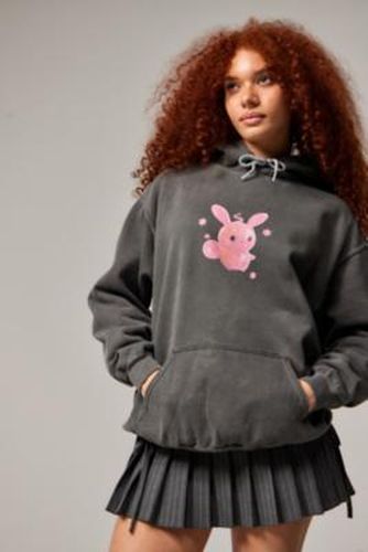 Sweat à capuche UO Charcoal Cyber Bunny par en taille: Medium/Large - Urban Outfitters - Modalova