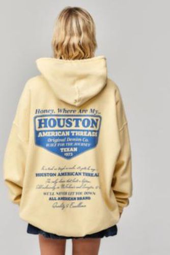 Sweat à capuche UO Houston Americana par en taille: Small/Medium - Urban Outfitters - Modalova