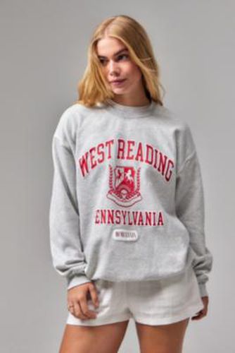 Sweat-shirt universitaire UO West Reading par en Gris taille: XS - Urban Outfitters - Modalova
