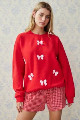 UO - Sweatshirt à nauds rouge par taille: Small/Medium - Urban Outfitters - Modalova
