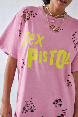 UO - T-shirt Dad déchiré Sex Pistols - Urban Outfitters - Modalova