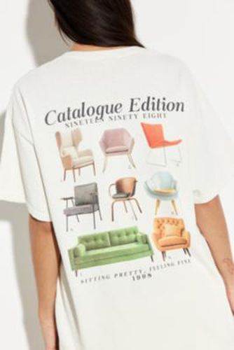 UO - T-shirt motif fauteuils vintage par en Blanc taille: Small/Medium - Urban Outfitters - Modalova