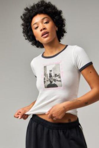 UO - T-shirt à bords contrastants Matt Weber par en Blanc taille: XS - Urban Outfitters - Modalova