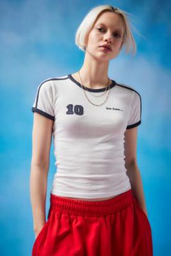 Iets frans. T-shirt Mia style maillot de Football à incrustations en Blanc taille: XL - iets frans... - Modalova