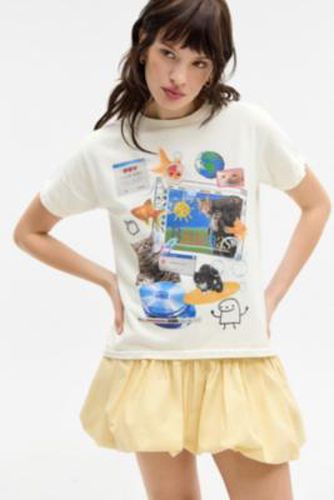 T-shirt ample UO Chats Page d'accueil par en taille: Medium/Large - Urban Outfitters - Modalova