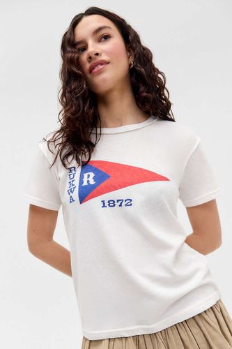 UO Flag Hemp Relaxed T-Shirt par en taille: XS - Urban Outfitters - Modalova