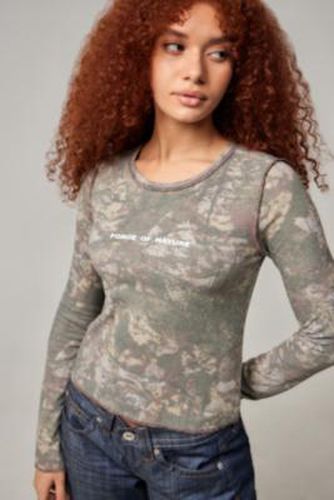 T-Shirt Camouflage Force De La Nature UO par en taille: XS - Urban Outfitters - Modalova