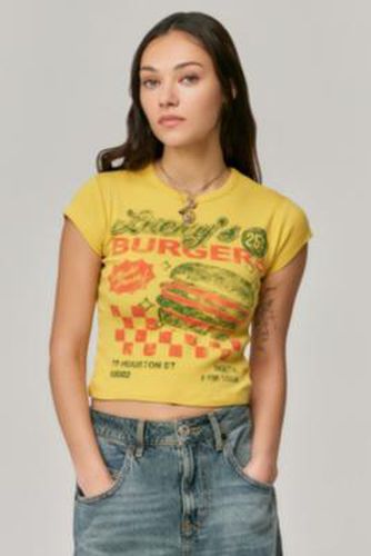 T-shirt bébé UO Lucky Burger par en taille: XS - Urban Outfitters - Modalova