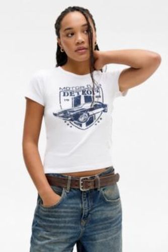 T-shirt bébé UO Motor Club Detroit par en taille: XS - Urban Outfitters - Modalova