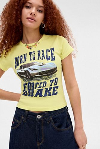 T-shirt bébé UO Born To Race par en taille: XS - Urban Outfitters - Modalova